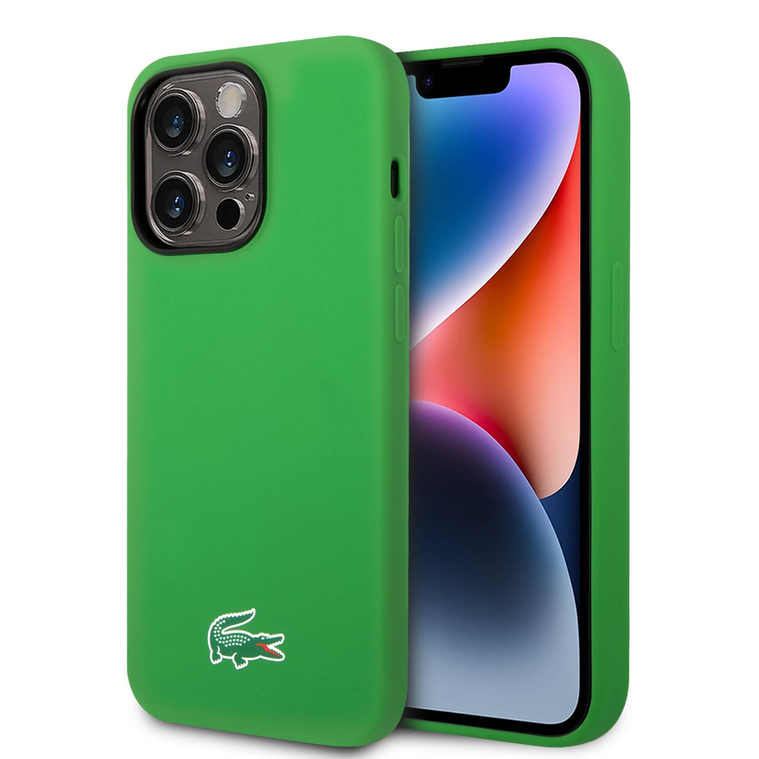 セール 登場から人気沸騰 iPhone Lacoste Shop 15 Logo Croc Silicone Magsafe HC For Pro iPhoneアクセサリー