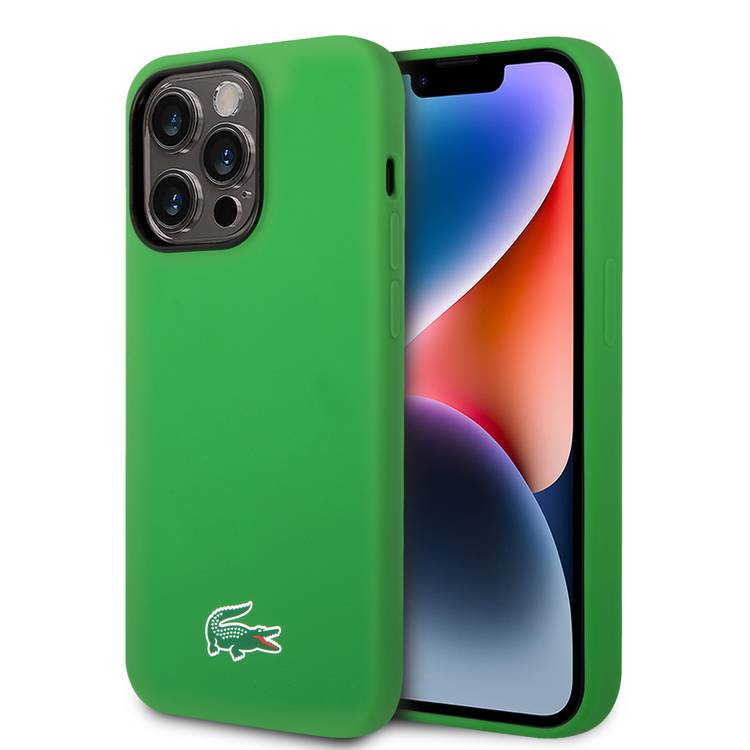 良質  Lacoste Shop iPhone Logo Croc Silicone Magsafe HC For Pro 15 iPhoneアクセサリー