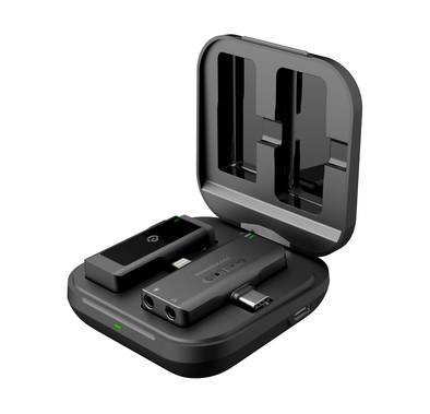 Powerology MFI Dual Connector Wireless Lavalier Microphon...