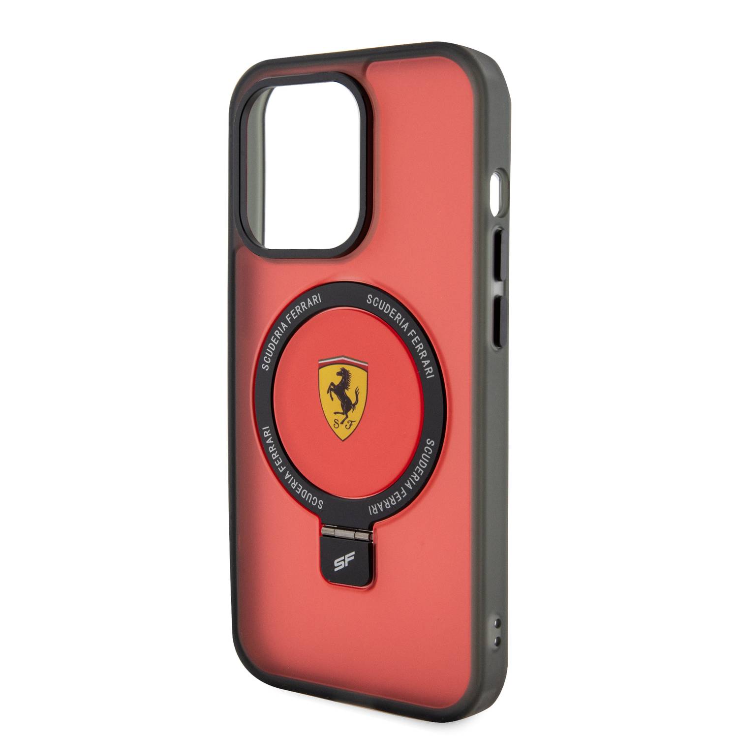 Shop Ferrari iPhone 15 Series For Magsafe Ring Stand Case 