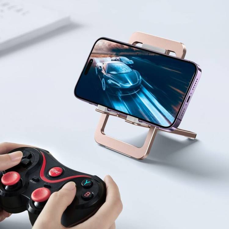 Levelo Airlift Aluminum Foldable Phone Stand - Pink