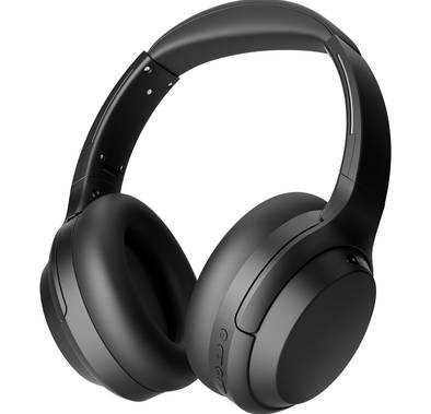 Porodo Soundtec Hush Wireless Over-Ear ANC Headphone - Black