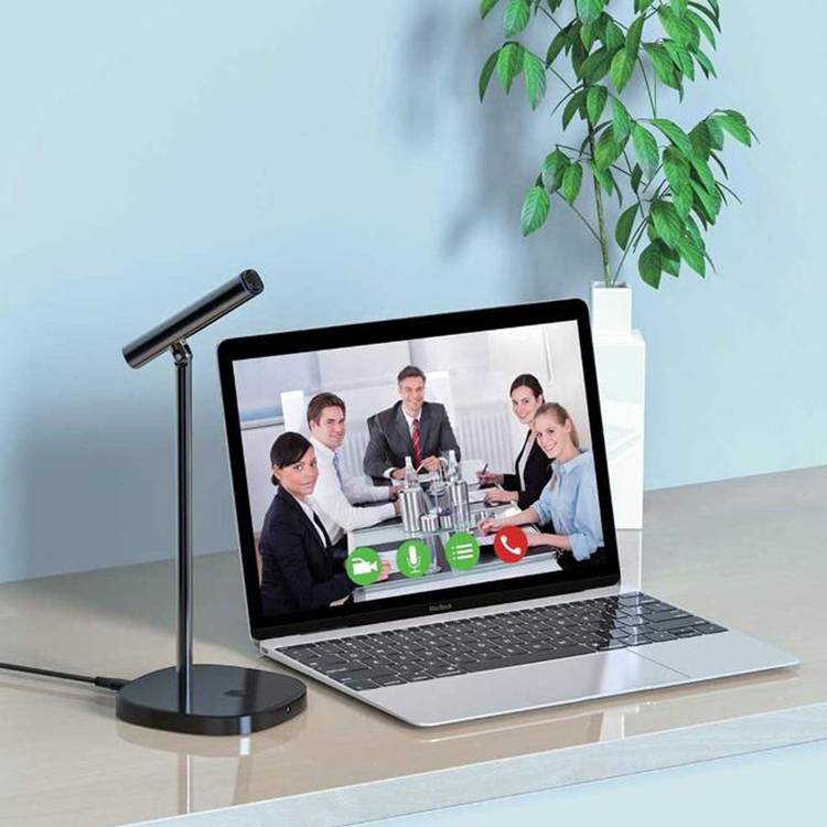 Porodo Professional Microphone with USB Cable Plug and Play   - Black