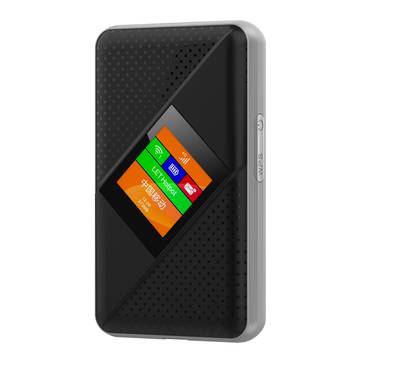 Porodo 4G / LTE High-Speed Pocket Router, Connect Up to 10 Devices, 3000mAh Battery, 8 Hours Working Time, 40 Meters Signal Distance, Micro Sim 