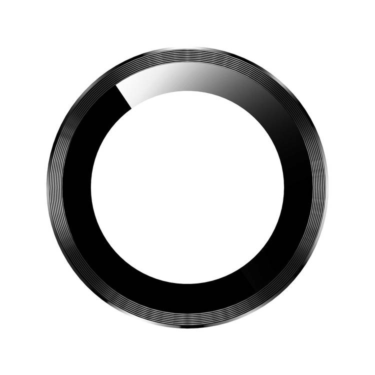 Green Lion Classic Camera Lens for iPhone 15 Pro/15 Pro Max, 9H Hardness, 360° Protection, Anti-Fingerprint & Anti-Reflective, Seamless Fit, Ultra Thin Design - Black