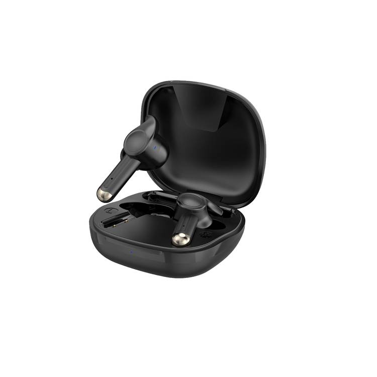 Green Lion Kavala Wireless Earbuds, 4.5 Hours Playtime, Bluetooth 5.2, Multi-Function Touch, 125 Days Standby, FTD Chipset - Black