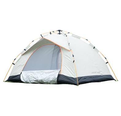 Green Lion GT-3 Camping Tent, Capable of Fitting 3-4 People, Portable & Lightweight Design, Easy to Assemble, UV Protection, Waterproof, Windproof Rope - Beige