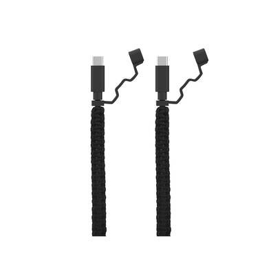 Green Lion USB-C To USB-C  Rescue Cable (1m) - Black