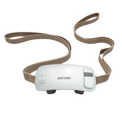 Porodo Lifestyle Neck & Waist Massager with Hot Compress - White