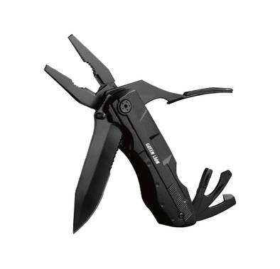 Green Lion Multi Pliers with Fire Starter - Black