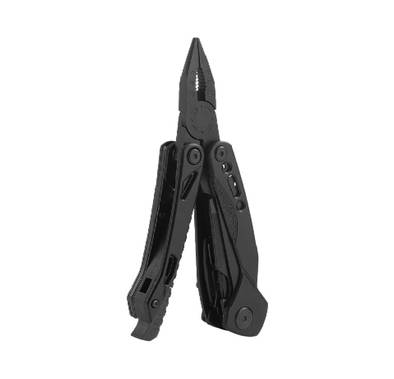 Green Lion Multi Plier Pro, 9 in 1 Bit Set, 14 Tools Included, Premium Steel Material, 2.8" Blade Length, Easy To Carry, All-in-One Solution - Black