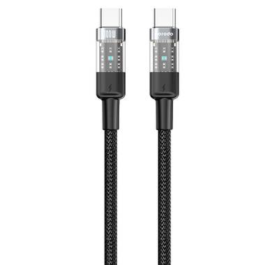 Porodo Fast Charging Cable with USB-C to USB-C Connector,...