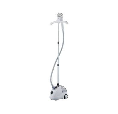 Green Lion Garment Steamer with 1.8 Liter Removable Water Tank, Power Indicator Display, 10 Steam Modes, 1800W Power, 30-40 Seconds Fast Heating - White