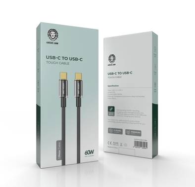 كابل USB-C إلى USB-C Tough من Green Lion، آمن ومضمون، شحن...