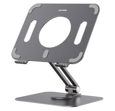 Porodo Tablet Stand with Aluminum Alloy Holder, Adjustabl...