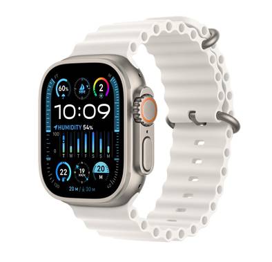 Apple Watch Ultra 2 GPS Cellular with Titanium Case White Ocean Band 49 MM MREJ3AE A