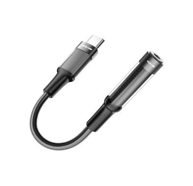 Green Lion Earphone Adapter USB-C to 3.5 Audio Jack (12cm) - Black
