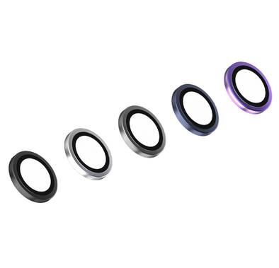 Devia iPhone 15 Pro & 15 Pro Max For Peak Series Crystal Lens Protector (3 pcs) - Blue