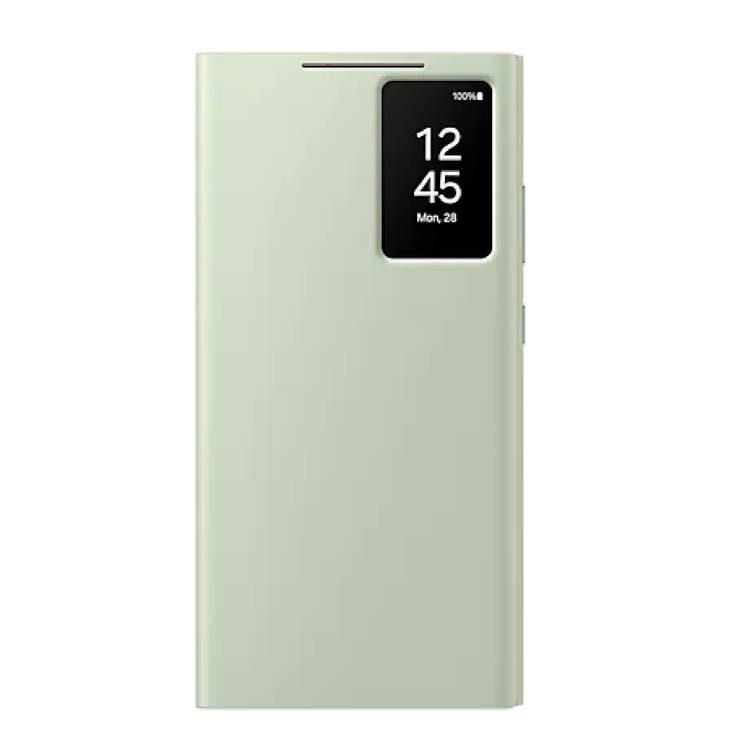 Samsung S24 Ultra Smart View Wallet Case - Green