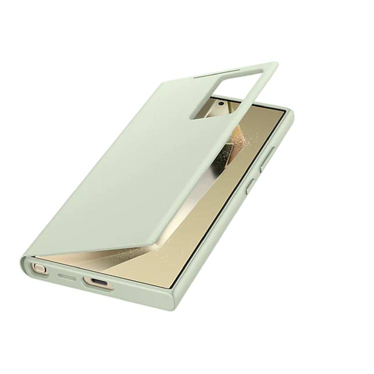 Samsung S24 Ultra Smart View Wallet Case - Green