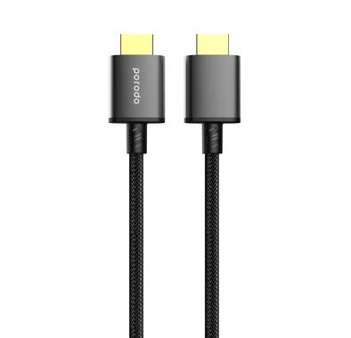 Porodo Braided HDMI Ultra HD Cable, High-Grade Connectors...
