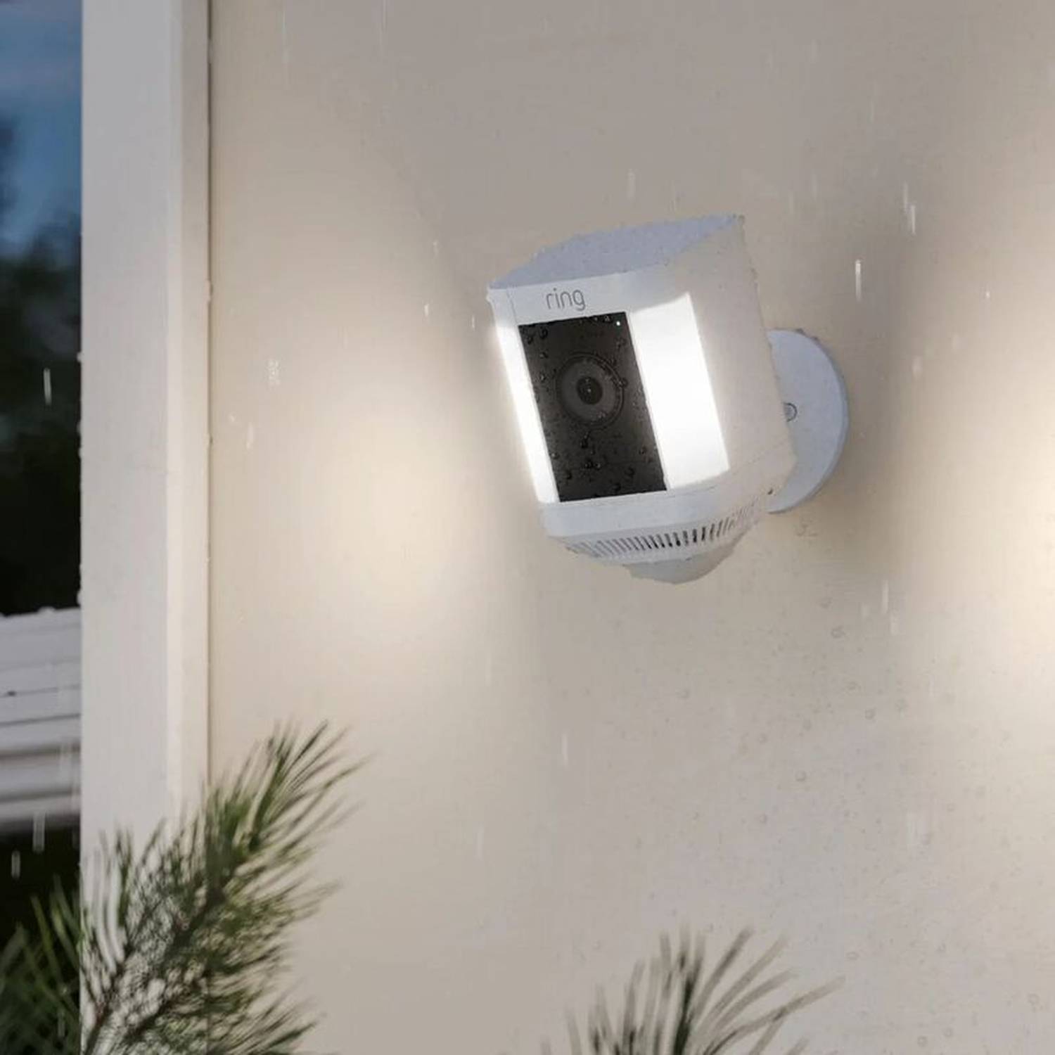 Ring spotlight hot sale cam under eave
