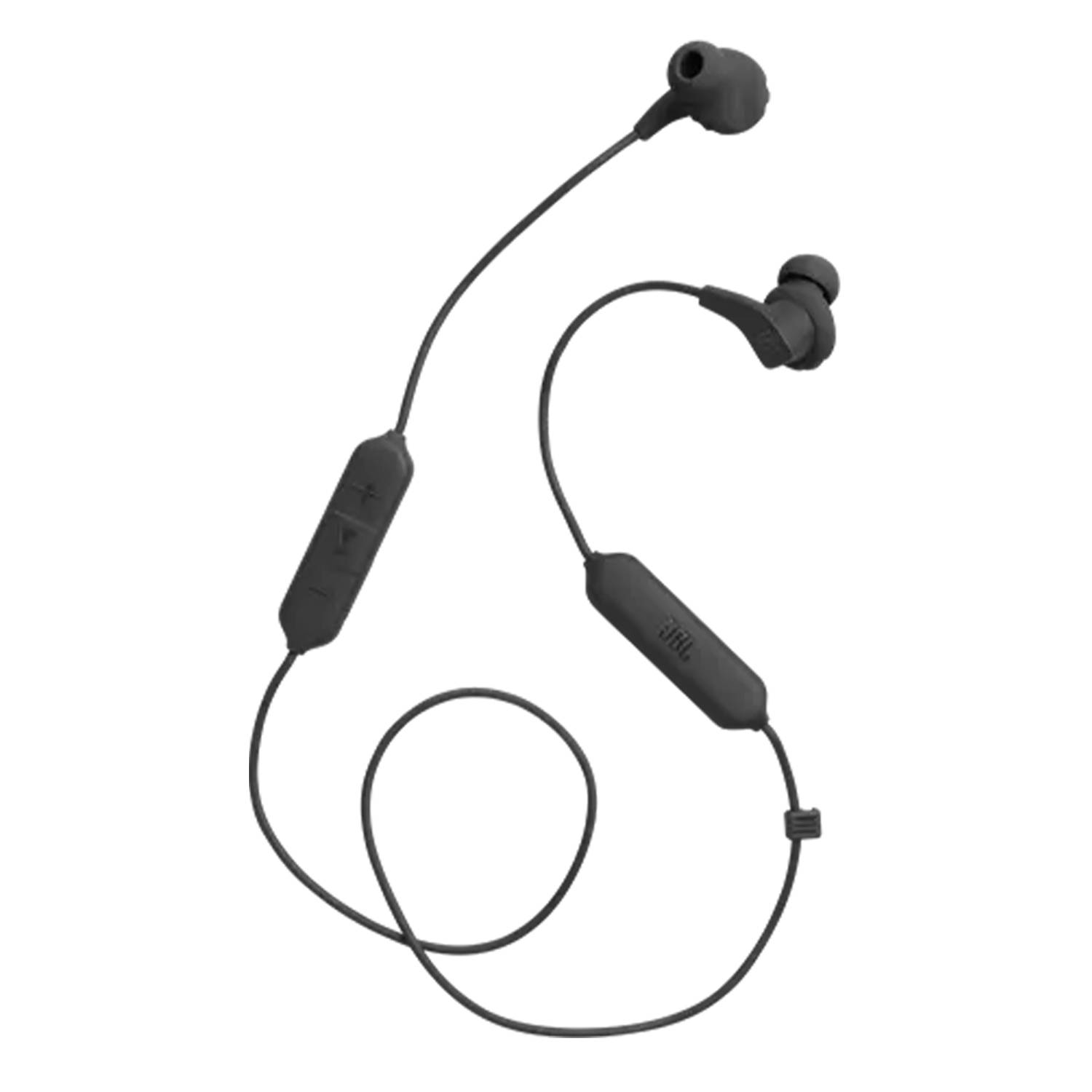 Wings black glide neckband bluetooth wireless earphones with mic clearance