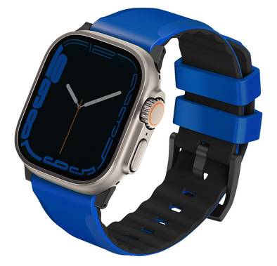 Uniq Linus Airosoft Silicone Strap for Apple Watch - Racing Blue