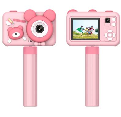 Porodo Kids Digital Camera With Tripod Stand - Pink
