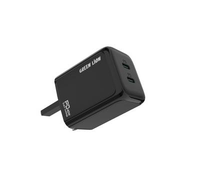 Green Lion 40W Dual PD Wall Charger With USB-C To USB-C C...