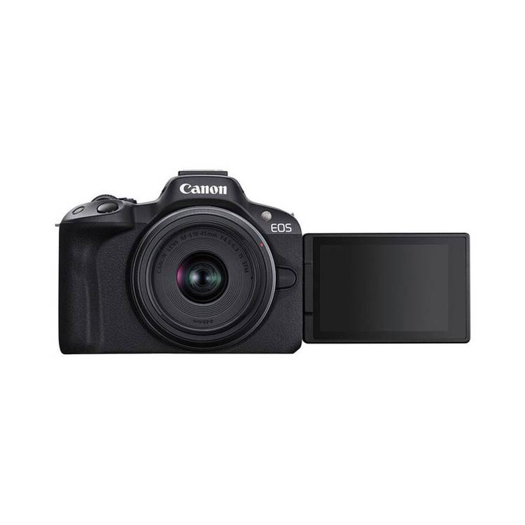 Canon EOS R50 Mirrorless Camera  RF-S 18-45mm f/4.5-6.3 IS STM Lens 