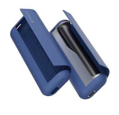 Levelo Nikko Silicone Case For IQOS Iluma Prime 2023, Slip-Resistant, Smooth Silicone Finish, Ultra Slim, Water, Impact & Dust Resistant - Blue 