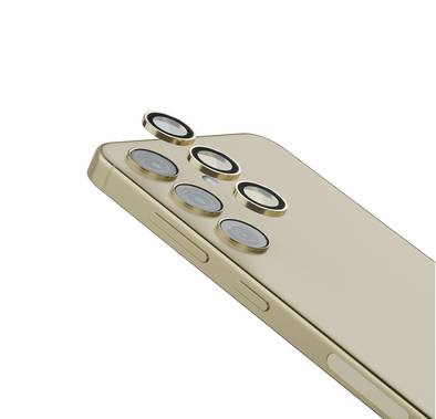 Levelo Lens Protector Lucent Trio for Samsung Galaxy S24 Plus - Gold
