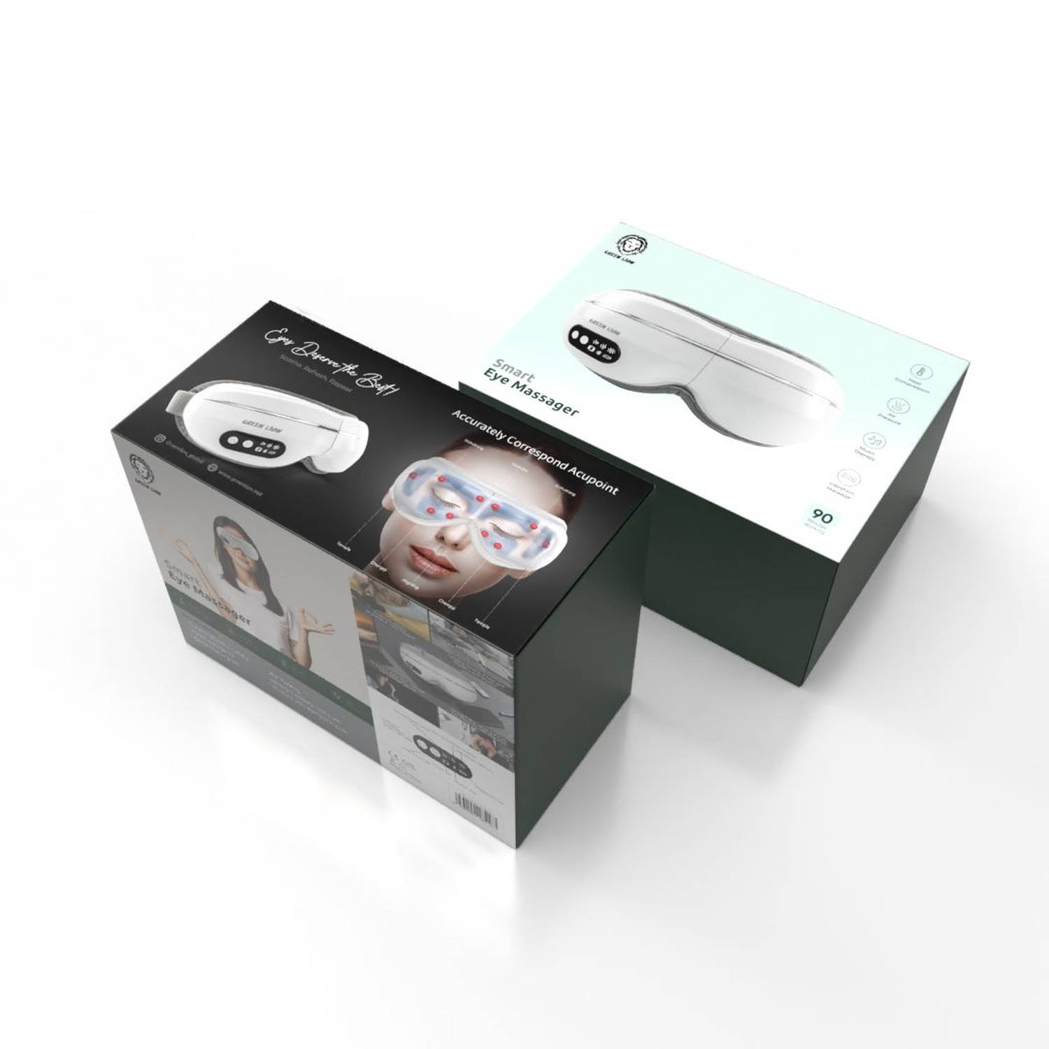 SMART EYE 味気 MASSAGER ホワイト/ブラック