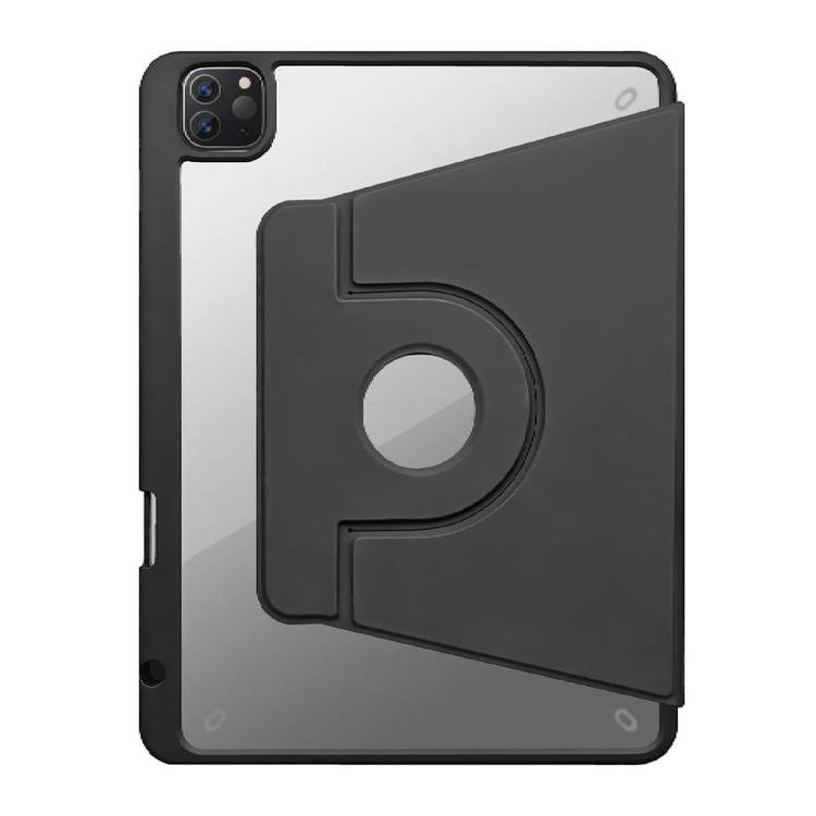 Green Lion Transparent Folio Case For iPad Pro 12.9 - Black