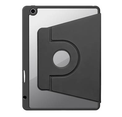 Green Lion Transparent Folio Case For iPad 10.2 7/8/9, Powerful Magnet, Auto Wake Up - Black