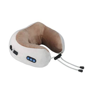 Green Lion Neck Massager 2, Lightweight and Easy to Carry, Vibration Massage, Deep Relaxation, 2 Hours Working Time, 3.7 W Rated Power, Button Control - Gray