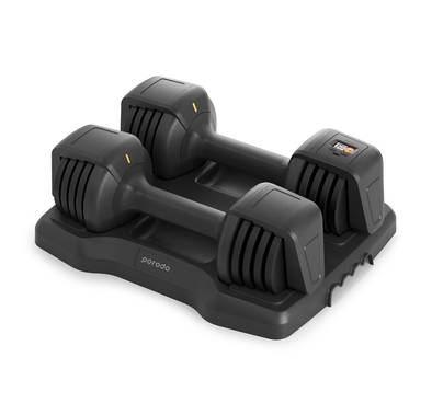 Porodo Lifestyle Smart Dumbbell Set With App - Black