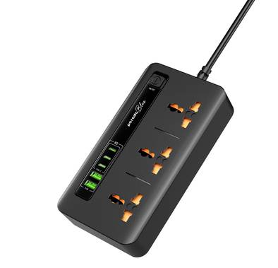 Porodo Blue Multi-Port Power Hub Universal Compatibility ...