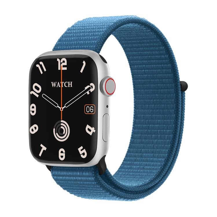 Green Lion Active SE Square Display SmartWatch Silver Blue 2.1 Inch UAE GNACTSESWSL