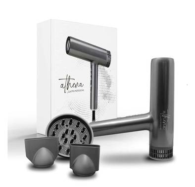 Quattro Professional Athena Digital Hair Dryer With Self-Cleaning Filter - Gray