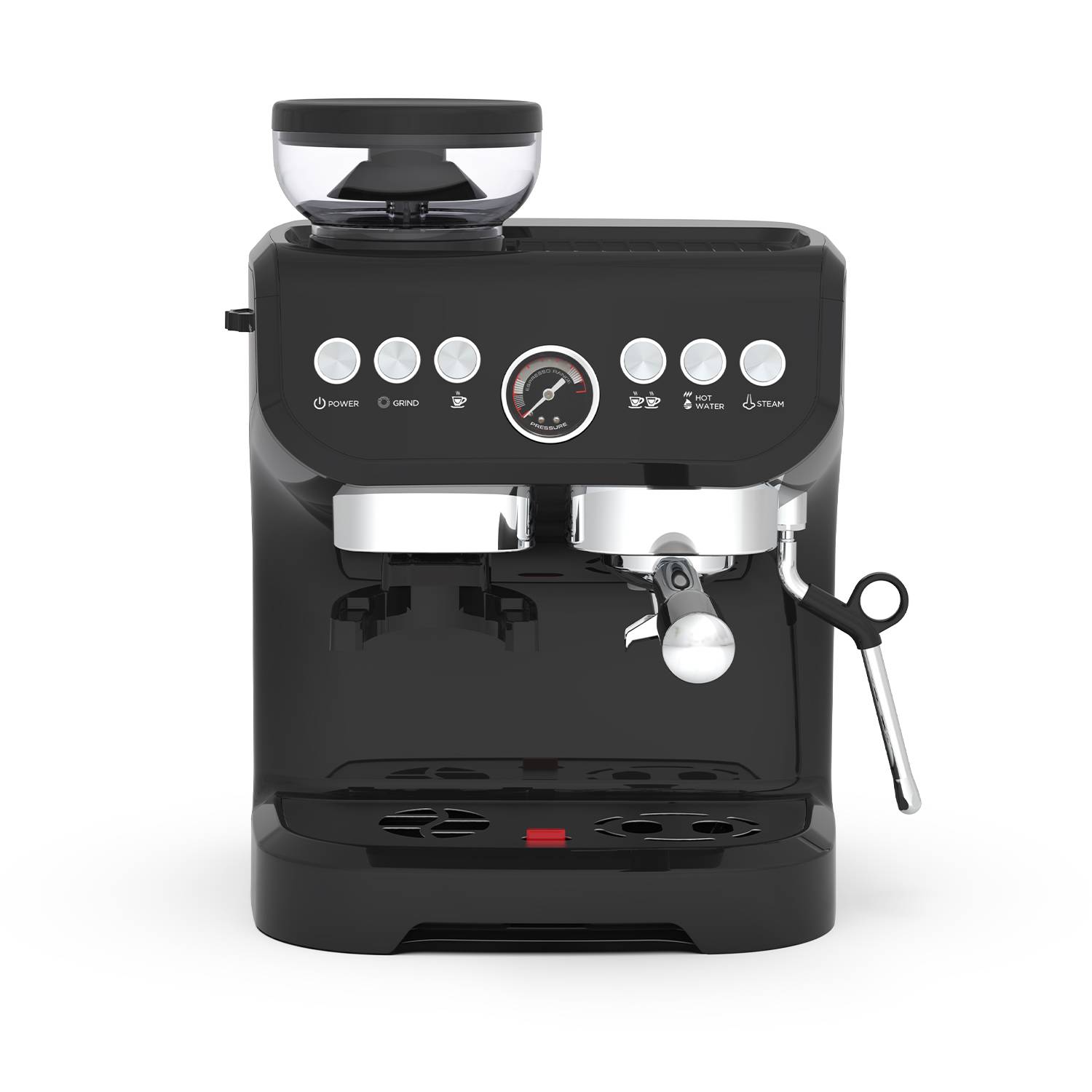 Lepresso Espresso Coffee Maker With Bean Grinder Black UAE LECMBGBK