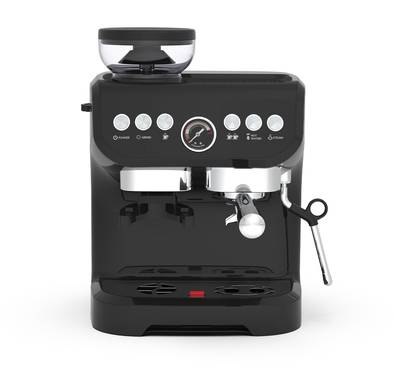 Lepresso Espresso Coffee Maker with Bean Grinder - Black