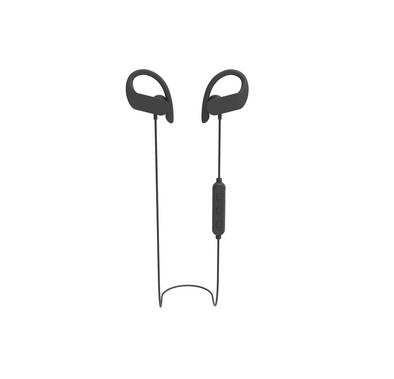 Green Lion Athlete Earphones with Premium Sound 3 Sizes Silicone Ear Tips, Premium Sound, 10m Working Distance, 1.5 Hours Charging Time, 5 Hours Talking Time, 13mm Driver Size, Lightweight Design - Black