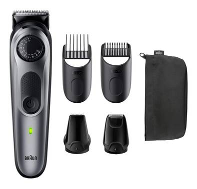 Braun BT5440 Beard Trimmer 5 with Precision Wheel - Gray