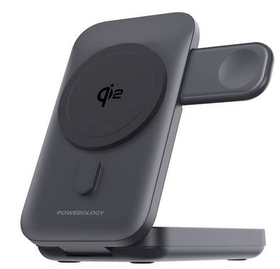 Powerology 3-in-1 MagSafe 15W Wireless Charging, 10000mAh...