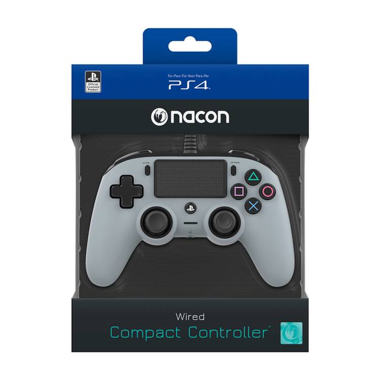 Nacon Wired Compact Controller for PS4 Gray UAE GD38461