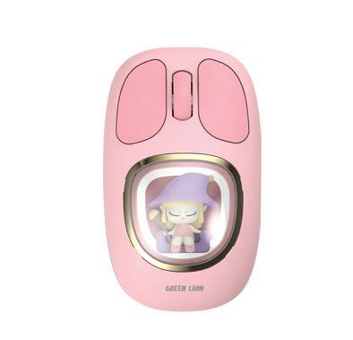 Green Lion Moosh Wireless Mouse - Pink