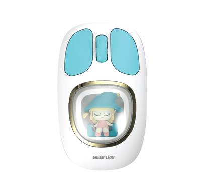 Green Lion Moosh Wireless Mouse - White
