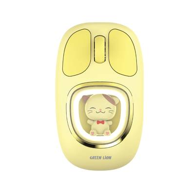Green Lion Moosh Wireless Mouse - Yellow
